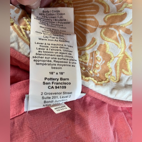 Pottery Barn Pillow Covers, set of Two, Great Used Condition - Picture 6 of 7